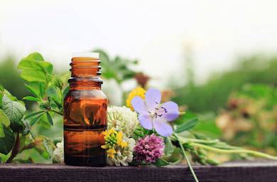 aromathérapie après le pluie. une panier débordant avec des roses.  génératif ai 28795030 Photo de stock chez Vecteezy